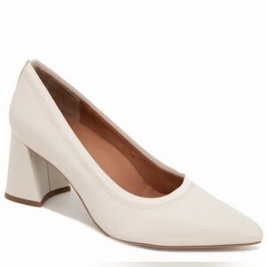 Gentle Souls by Kenneth Cole Dionne Pump Off White Leather Size 7 NWOT